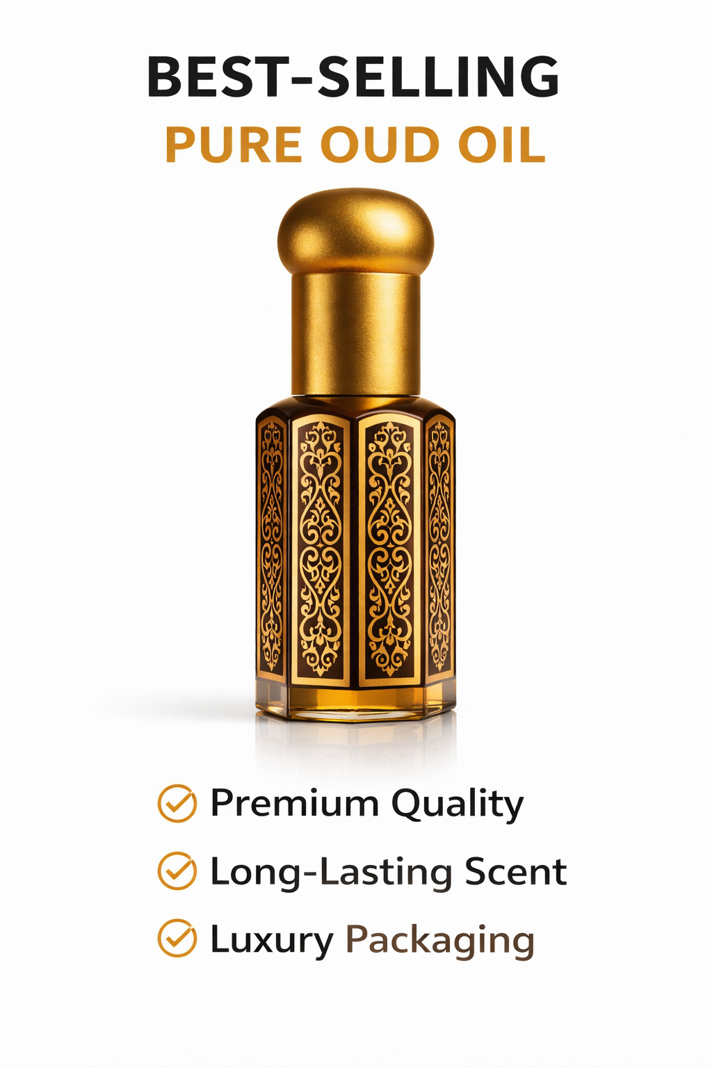 Huile de oud pur Gade AAAA, de Hainan (Chine), 5 ml